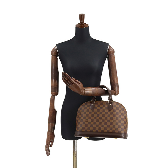 Louis Vuitton Damier Alma PM Hand Bag Ebene Brown - Picture 8 of 8